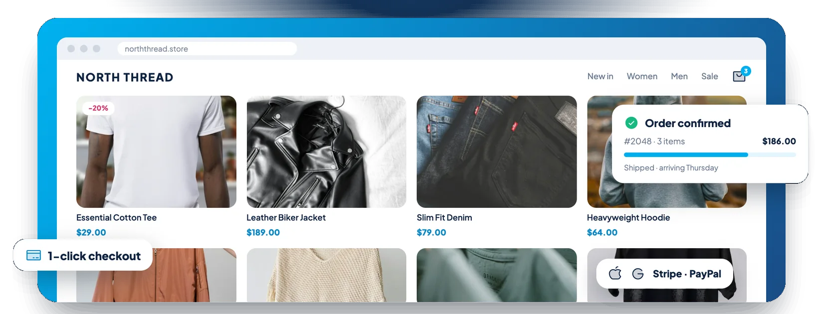 E-commerce: Penta Services e-commerce design example